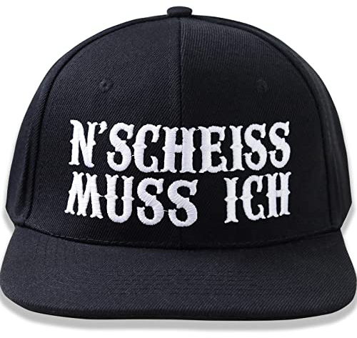 Kappe Message/Statement Spruch | verstellbare Unisex Cap mit Stickerei | Smapback Kappe mit Verschluss | Outdoor Basecap für Sport & Freizeit | Baseball Kappe | Einheitsgröße