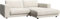 DELIFE Eckcouch Cubico Cord Beige 250x190 Recamiere rechts Ecksofa