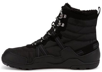 Xero Shoes Stivali da neve Alpine Barefoot Uomo, nero, 44 EU