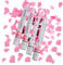 Canon Confettis Mariage Petale, RosyFate 4 x Canon Confettis Rose 40cm, Portée 6-10Mètres, Bombe Confettis, Party Popper pour Mariage, Fête d'Anniversaire, Anniversaire, Carnaval