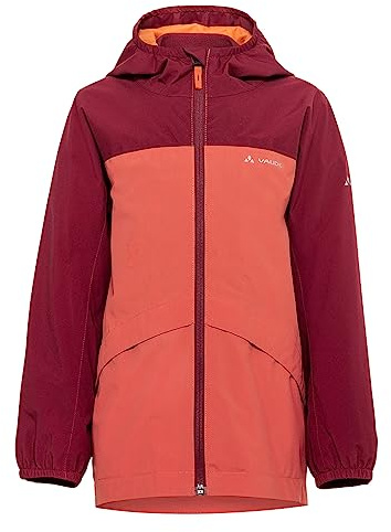 VAUDE Unisex Kinder Kids Escape 3in1 Jacket Doppeljacke, Salsa/orange, 158-164 EU
