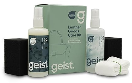 Geist. Lederwaren-Pflegeset für Anilin-/Semianilinleder | Reinigen und schützen Sie offenporiges Leder