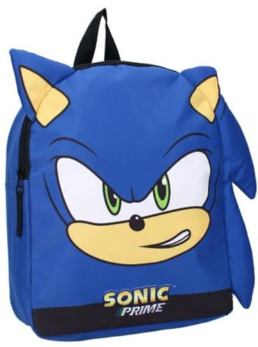 mybagstory Rucksack – Sonic – Blau – Kinder – Schule – Grundschule – Kindergarten – Schulranzen für Jungen – Größe 32 cm – verstellbare Träger – Geschenkidee, blau, 32 cm