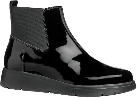 Geox D Arlara D, Stivale alla Caviglia Donna, Nero, 42 EU