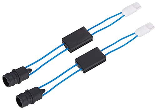 2-teiliger Anti-Flimmer-Kabelbaum, T10-LED-Decoder-Warnblinkunterdrückung Scheinwerferlampen-Relais Kabelbaumadapter