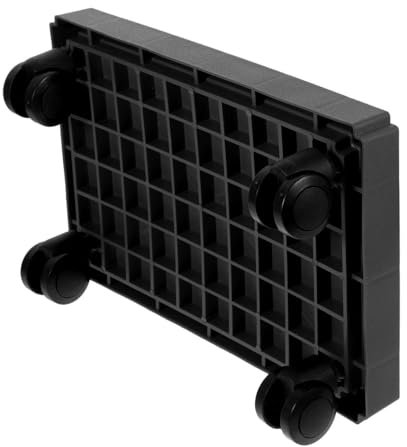 Sosoport Plateau À roulettes pour Pot De Fleurs Support Mobile pour Décoration Intérieure/extérieure Base en Plastique