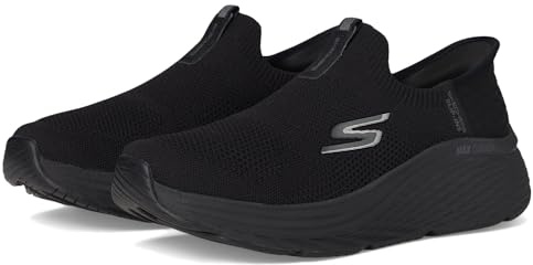 Skechers Women's Max Cushioning Elite 2.0 Hands-Free Slip-ins – Air-Cooled Memory Foam, Heel Pillow Sneaker, Schwarz, 36.5 EU