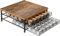 OCPO KITCHEN Tiroir à Capsules pour 72 K-CUP, Support de Machine à Café avec Pieds Antidérapants, Porte Dosettes en Bois Grande Capacité pour La Maison, Bureau, Station de Café