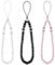 Mabor 3 Pcs Phone Bracelet Strap Beaded Phone Lanyard Wrist Straps Crystal Cell Phones Lanyards Hand Wrist Lanyard Strap Beaded for Women