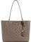 GUESS Gerty Noel Tote Dark Taupe