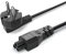 Euro Cavo di alimentazione 3M per notebook, 3 poli quadrifoglio Topolino Mouse Laptop Cavo di alimentazione PC per IBM Acer Sony ASUS Lenovo HP Toshiba Samsung, 1 pezzo