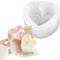 pekifaves Silikonform Herz, Kerzen Silikonformen, Herz Silicone Kerzenform 3D, Silikonformen Gießformen Herz Kerzen, Backzubehör, DIY Herstellung, Valentinstag