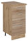 Vicco Küchenunterschrank R-Line, Sonoma, 40 cm mit Schubladen, AP Eiche