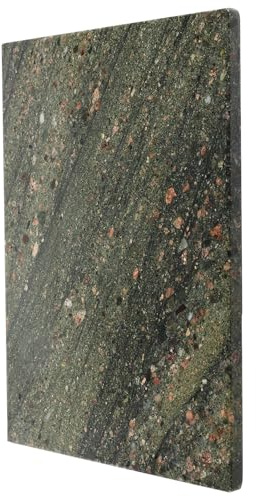 Koville Grande planche à découper en granit pour cuisine, 40,6 x 30,5 cm, grande planche à fromage en marbre rectangulaire pour cuisson de charcuterie, pâtisserie, planche en pierre naturelle pour
