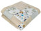 Medi Partners Krabbeldecke für Baby Spielmatte 100% Baumwolle Krabbelmatte - 100x100cm Krabbeldeck Dick Weich Decke Laufgittereinlage Babydecke Minky Waffel Spielbogen (Safari)
