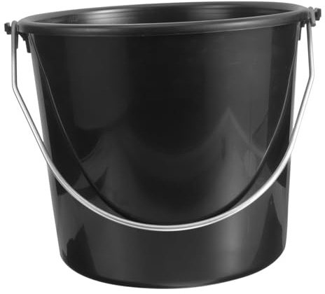 Milisten Ox Bucket Bins Handles Plastic Calf Feed Water Bucket Multifunctional Portable