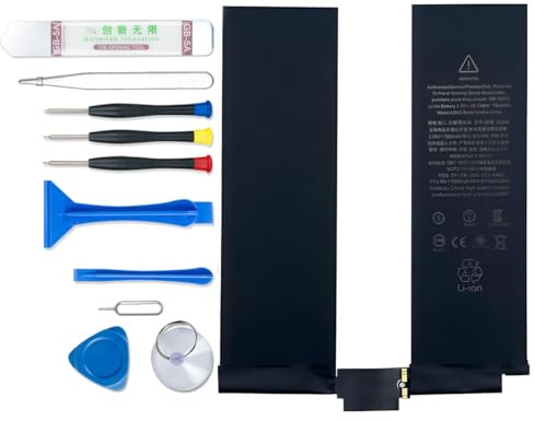 BORSCELLOR A2042 Batterie compatible avec iPad Pro 11 1ère génération 2018 A1964 A1979 A1980 A2013 3,8 V 29,26 W avec kit d'outils