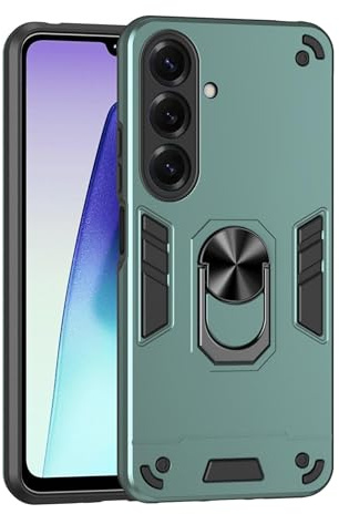 Handy Hülle Magnet Ring für Samsung Galaxy S26 Plus Stoßfest Kamera Schutz Grün