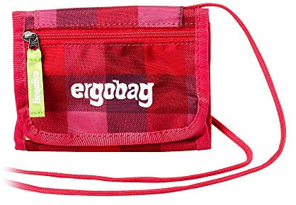 ERGOBAG RhabarBär Kinder-Rucksack, Lila Karo