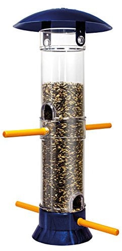 Hobby 70415 Pick`n`fly, Vogelfuttersäule, blau, 38 cm