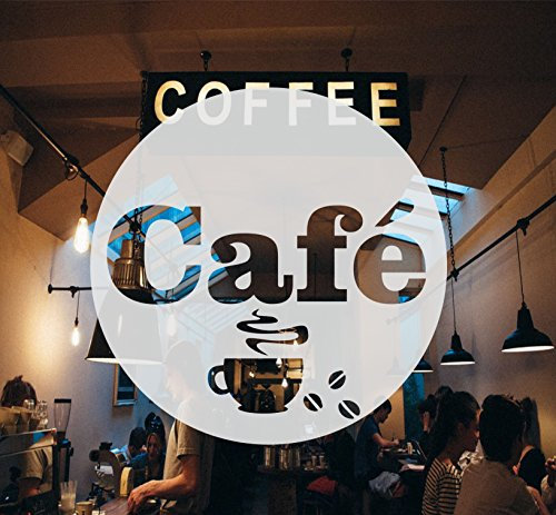 2 adhesivos para ventanas con efecto grabado de café, lámina esmerilada, 200 mm de diámetro, corte invertido