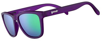 Goodr Unisex Ogs – Einhorn – Gartenarbeit mit Kraken – Violett/Blaugrün Sonnenbrille