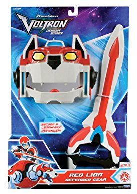 Giochi Preziosi Voltron Löwe Defender Gear, Rot - Weltall - Löwe-Defender-Ausrüstung - Maske - Jungen - Männer