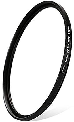 Sirui SUUV46A - Filtro UV Ultra Delgado S-Pro Nano MC de Aluminio, 46 mm, Color Negro