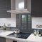 Glass Splashbacks Anthracite Grey - Made by Premier Range in 60cm Wide x 70cm High