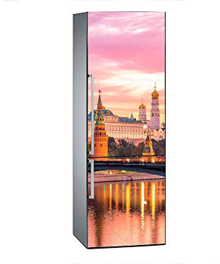 Oedim Vinyl-Aufkleber für Kühlschrank, Brücke, robust und einfach anzubringen, dekorativ, elegantes Design 200x70cm