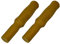 2 Stück Karrengriff Gelb L x Ø: 200 x 28-31 mm Schubkarrengriff Griff für Schubkarre Karre CAPITO Karrengriff Griff