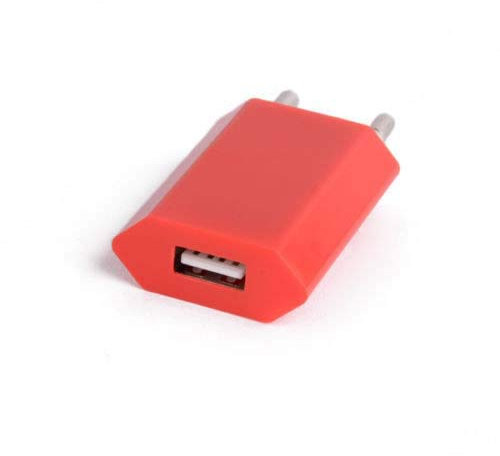 Pack pour WIKO View 4 Smartphone Micro USB (Cable 90 degres Fast Charge + Prise Secteur Couleur) (Rouge)