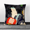 Big Box Art Man with a Fan by Toyohara Kunichika - Cushion Cover Throw Pillow with Insert for Sofa Chair Bed - Double-sided - 40x40 cm