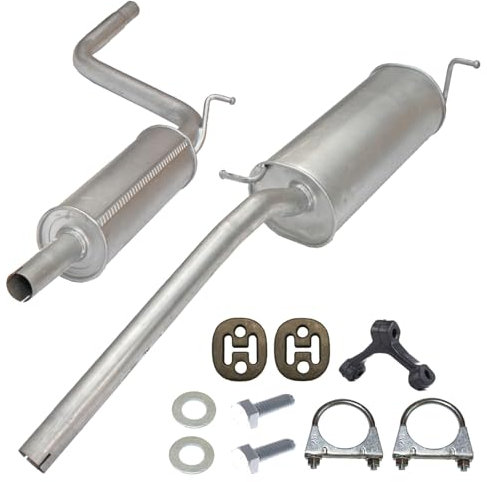 Ferroz Export Ersatz für Auspuffanlage Auspuff Schalldämpfer ab Kat VW Caddy 2004-2010 1.4