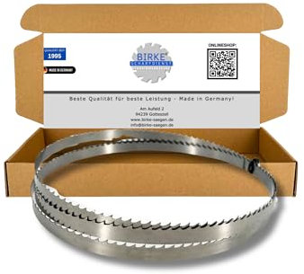 Bandsägeblätter Uddeholm Schwedenstahl 2520-3500mm Breite 10mm für Holz (2740mm x 10mm x 0,5mm ZT5mm)