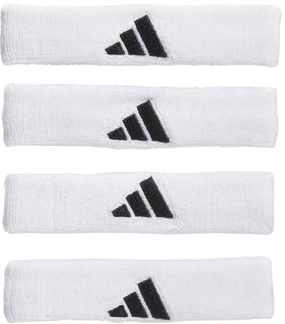Adidas Interval 3/4-inch Bicep Band, White/Black/2, One Size