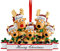 Personalisierte Elch Weihnachtsbaum hängenden Anhänger Ornament, Familie Dekor benutzerdefinierte Name Ornament Harz personalisierte Weihnachten Familie Dekoration Geschenke