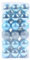 Weihnachtsschmuck bruchsicheres Ornament Set Weihnachtskugeln Dekoration New Ice Blue