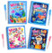GEFIRE 4 Pièces Livres de Dessin Magique de l'eau, Coloriage Magique à l'eau à Refaire à l'infini, Magic Water Book avec Stylo, Education Dessin Jouet pour les Enfants dès 3 ans