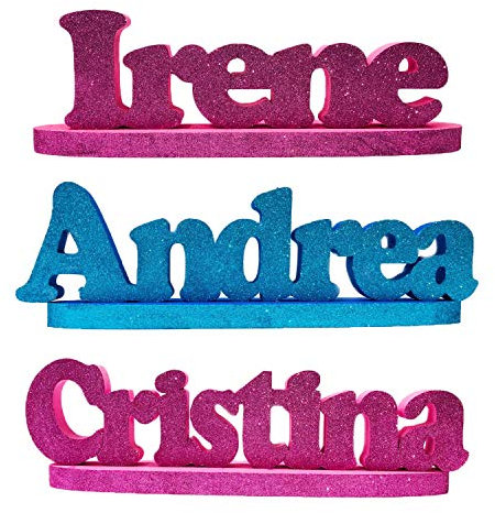 ocballoons Nome in Polistirolo Scritta Personalizzato Lettere Decorazione per Feste Battesimo Compleanno, Prima Comunione Nascita Idea Regalo