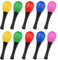 AOVNA 10 Pieces Sand Hammer 5 Colors Maracas Egg Shaker Musical Sand Shaker Educational Toys Percussion Instrument (10)