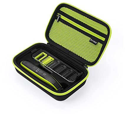 PhD Keisi Yinke Case for Philips Norelco One Blade QP2520, QP2530, QP2620, QP2630 Electric Shaver wiht Guide Combs Storage Box, Travel Case Protective Cover Storage Bag