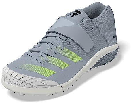 adidas Adizero Javelin, Shoes-Low Unisex Adulto, Wonder Blue/Lucid Lemon/Arctic Night, 44 EU