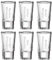 LUXENTU Schnapsgläser Stamper mit Gravur, 30 ml, Shotglas für 2cl, Personalisierte Lasergravur mit Namen, Geschenk für Männer & Frauen, Spülmaschinenfest, Name quer, 6 Stück