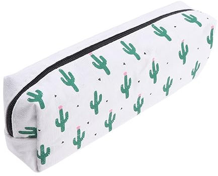 NUOBESTY Cactus Pencil Case Pencil Case Pen Bags School Supplies Middle School Student Small and Fresh South Korea Kawaii Stationery