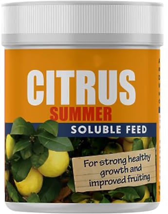 ZOPPER - Citrus Summer Soluble Feed 200g High Nitrogen Soluble Powdered Fertilizer For Citrus Plants Promote Strong & Healthy Growth and Improve Fruiting.