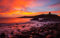 GUOHLOZ 1500pc Premium Jigsaw Puzzle - Every Piece is Unique - Challenging Adult Family Fun Game, Sea, England, Northumberland County, Dunstanborough Castle, 87x57cm