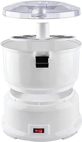Electric Potato Peeler, Automatic Peeling Machine with Safety Lock, One-Touch Operation, No Mess Rumbler (1KG Capacity) for Apple, Carrot, Fruit