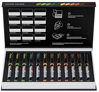 KARIN Realbrush PIGMENT Nature Colors – eine Kollektion mit 12 Pinsel in einem exklusiven und schützenden Etui.