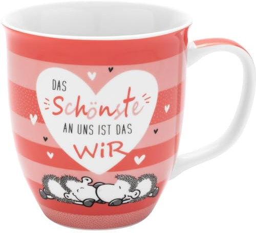 Sheepworld Tasse mit Motiv Das Schönste | Tasse mit Spruch, Kaffeetasse, Porzellan, 40 cl | Geschenk Freunde, Valentinstag | 73787